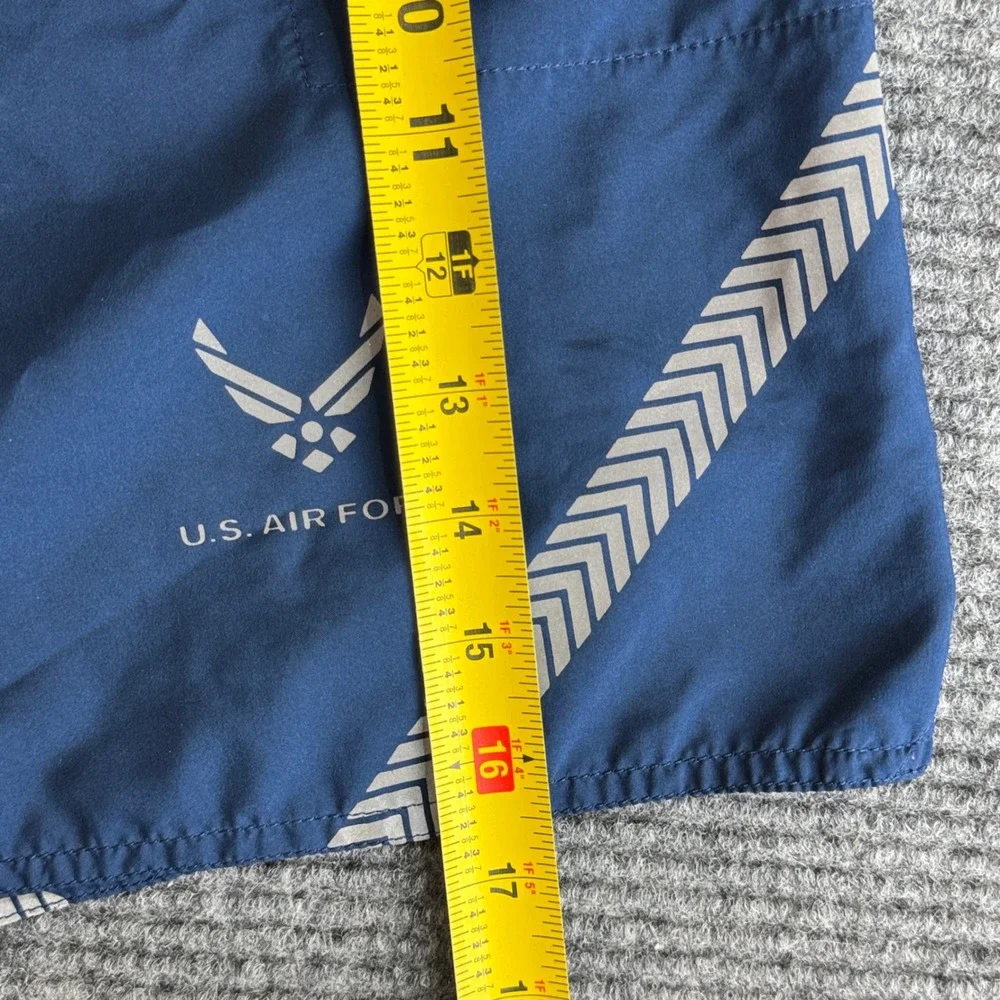U.S. Air Force PTU Physical Training Shorts Blue Large Reflective Athletic Gym